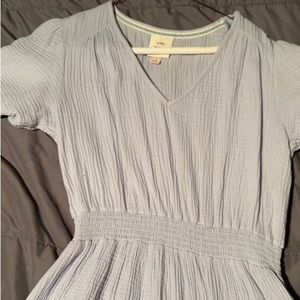 Knox Rose Midi Dress, light blue, size S